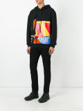 multi-print hoody
