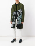 illustrated trench coat