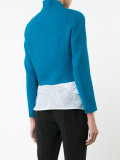 cropped double-breasted jacket