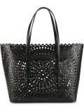 laser-cut tote bag