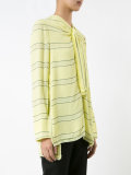 stripe knot top
