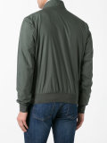 zipped bomber jacket