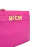 logo strap clutch