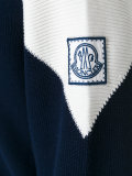 logo patch knitted sweater