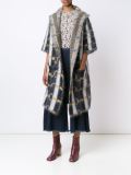 checked short sleeve coat