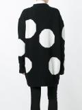 oversized polka dots cardigan