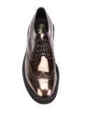 chunky sole metallic brogues