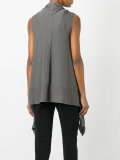 sleeveless cardigan