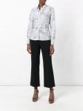 cactus sketch print shirt