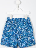 printed swim shorts