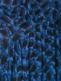 printed pleated dress