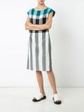 checked shift dress 