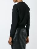 beaded patch sweatshirt 