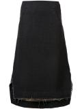 A-line midi skirt