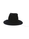 ribbed detailing fedora hat