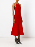 lace up halter dress