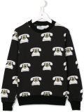 phone print sweatshirt