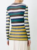 striped knitted top