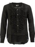 ruffled panel shirt