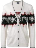 koi fish pattern cardigan