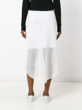 perforated wrap skirt