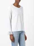 frill trim sweatshirt