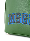 logo print backpack
