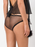 sheer pom-pom briefs
