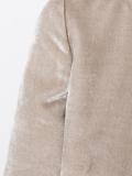 velvet effect cropped jacket