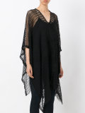sheer striped tunic
