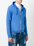rear logo hoodie