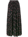 Love Blades pleated maxi skirt