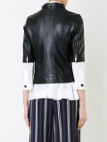 half sleeve zipped jacket