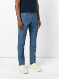 drawstring denim trousers