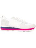 lace-up panelled sneakers