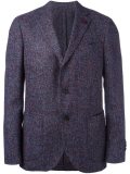 woven single breasted blazer