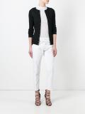 round neck cardigan