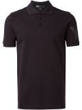 sleeve logo print polo shirt