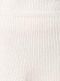 ribbed A-line skirt