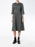 tie-back midi dress