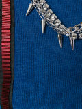 embellished suspender chain vest
