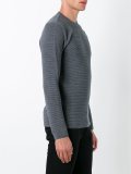 ribbed crew neck jumper