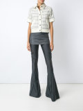 flared panelled trousers