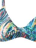 printed triangle bikini set
