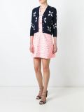 floral intarsia cardigan