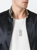 pecil sharpener embossed necklace