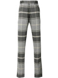 plaid tailored trousers