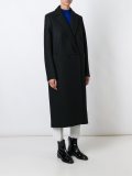 长款排扣外套