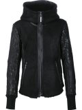 creased sleeve padded jacket 