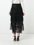 ruffled sheer skirt